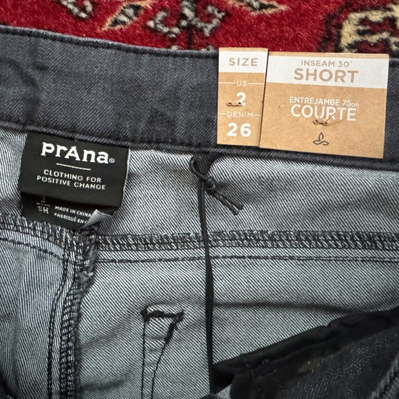 NWT Prana Kayla Charcoal High Rise Jeans - Size 2/26 Short - Picture 8 of 12
